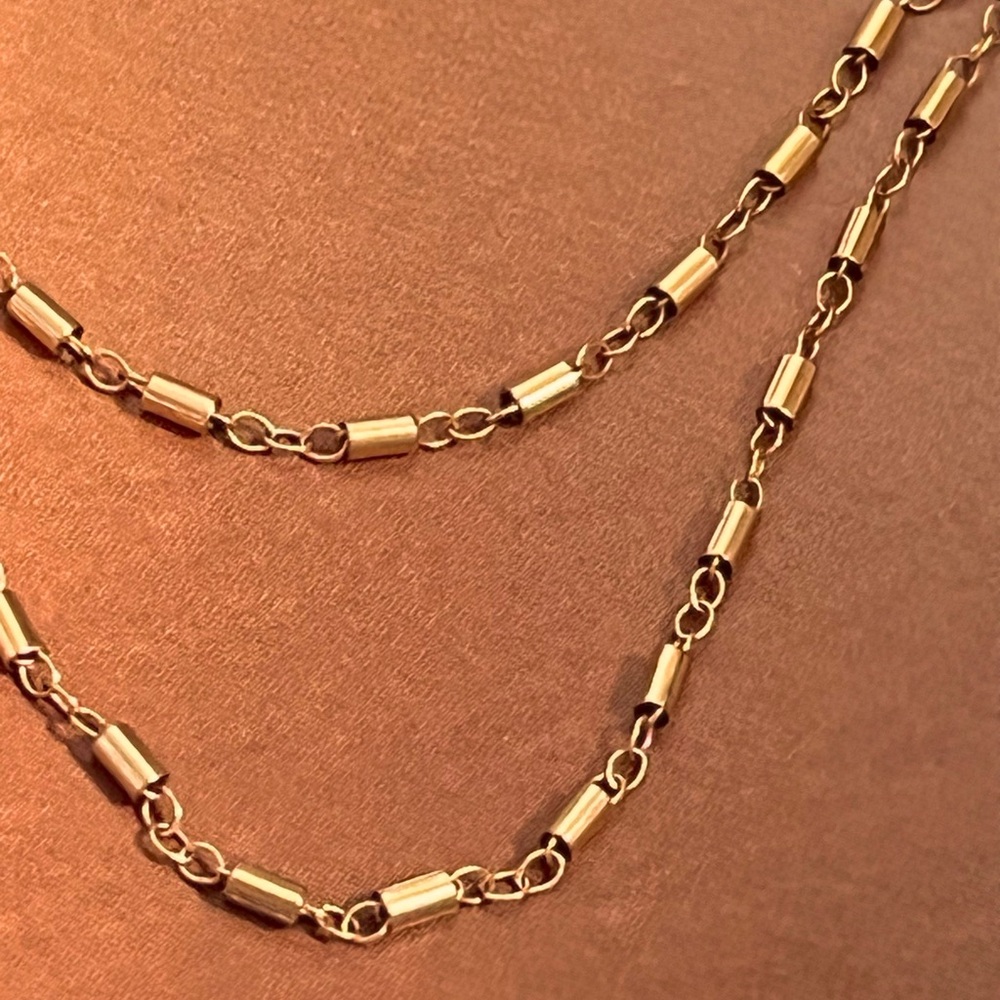 14K GOLD DAINTY NECKLACE (REAL GOLD) • THREAD OF SIMPLICITY